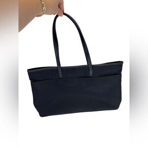 Donna Karan .Black Structured Tote Bag